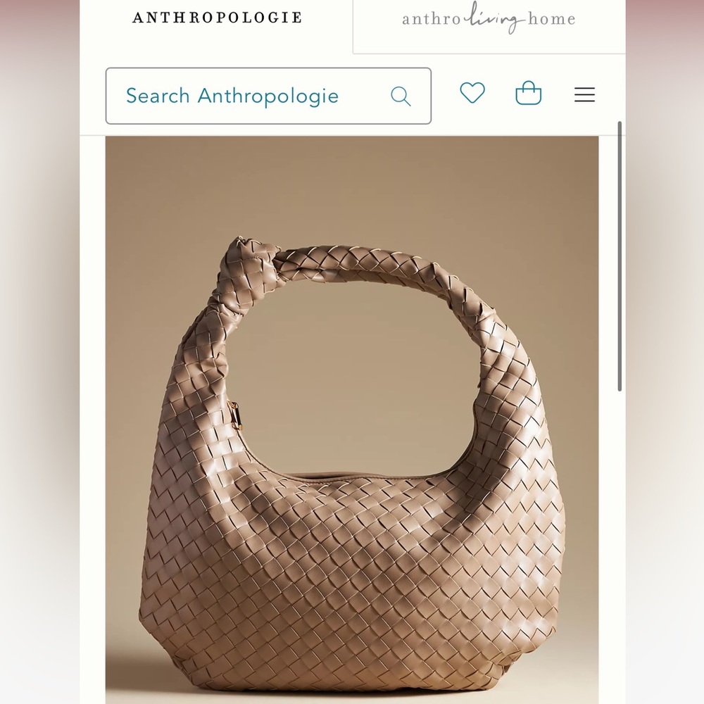 Anthropologie Woven Tote